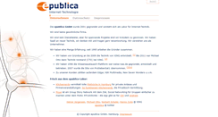 Desktop Screenshot of epublica.de